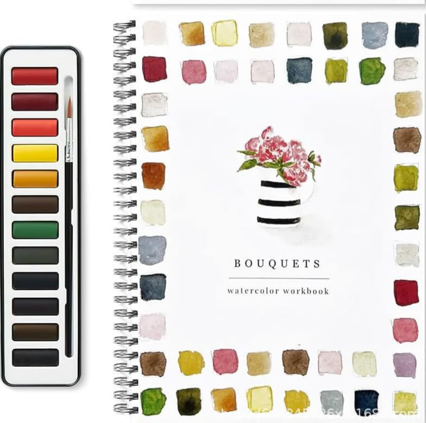 Watercolor Workbook Set