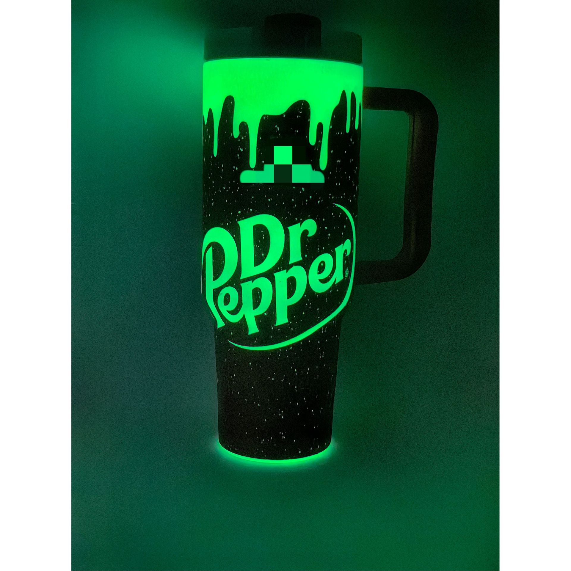 40oz Christmas Glow-in-the-Dark Insulated Tumbler