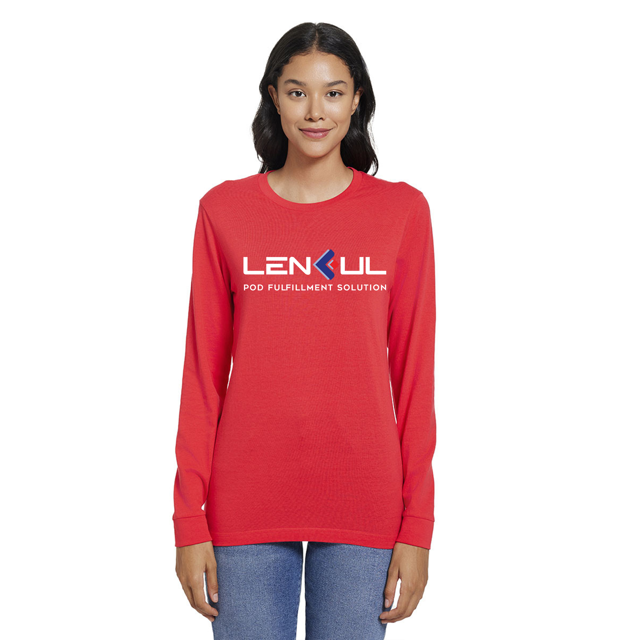US Long Sleeve T-shirt Premium (DTG)