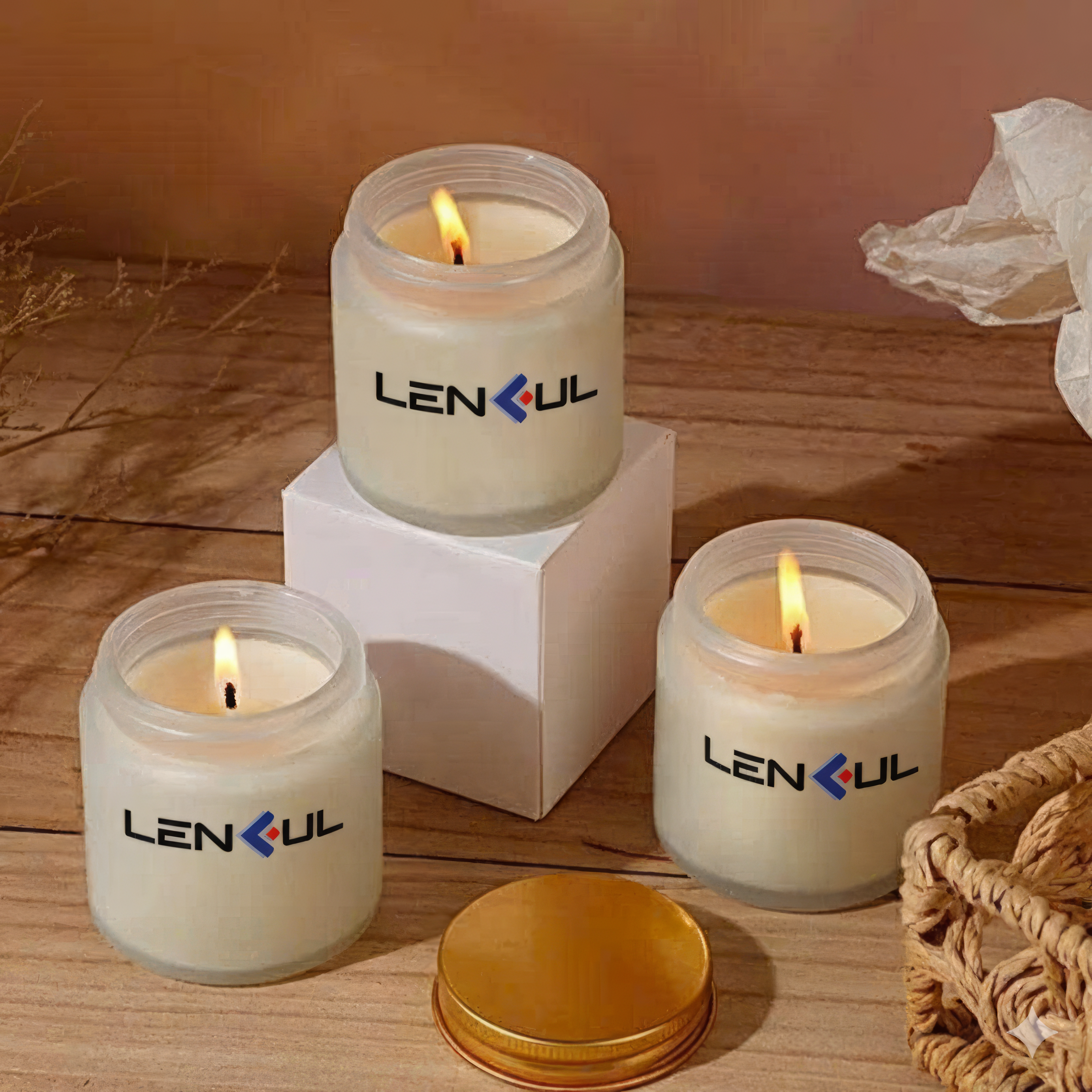 7.2oz Aromatherapy candle  -3pcs