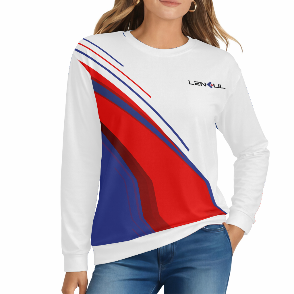 US 3D Women's Crew Neck Sweater