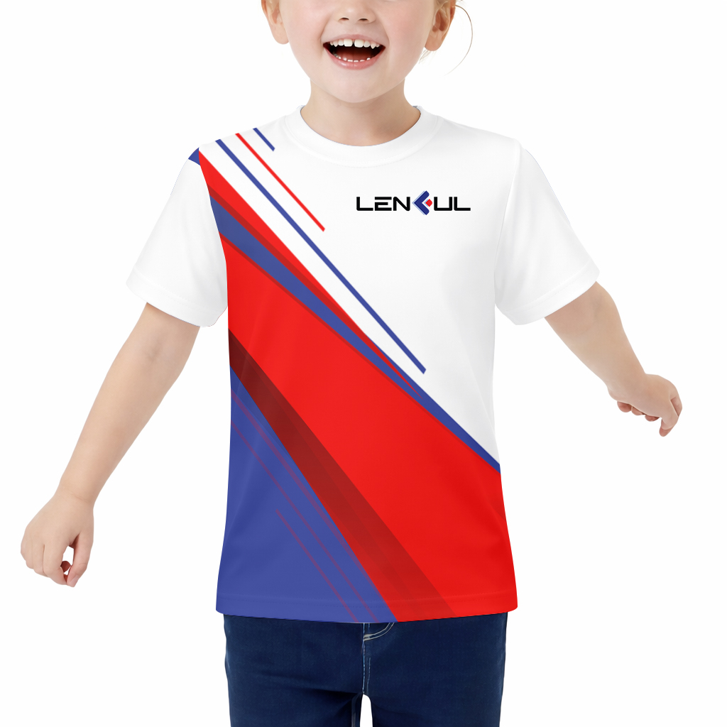 US 3D Kids' Crew Neck T-Shirt