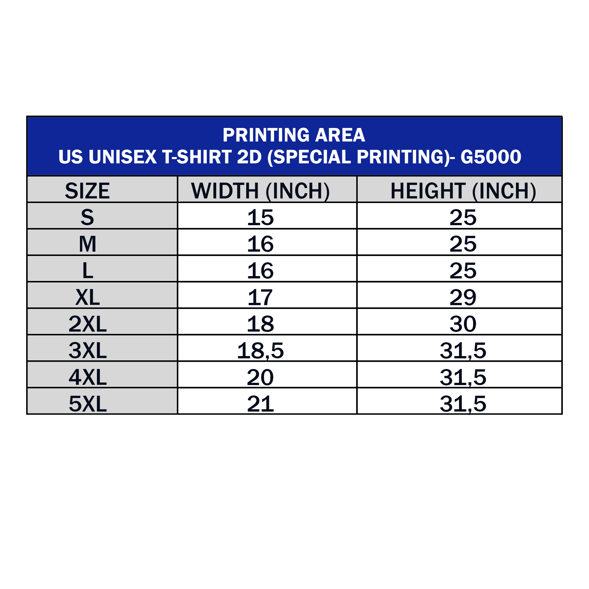 US Unisex T-Shirt 2D (Special Printing)