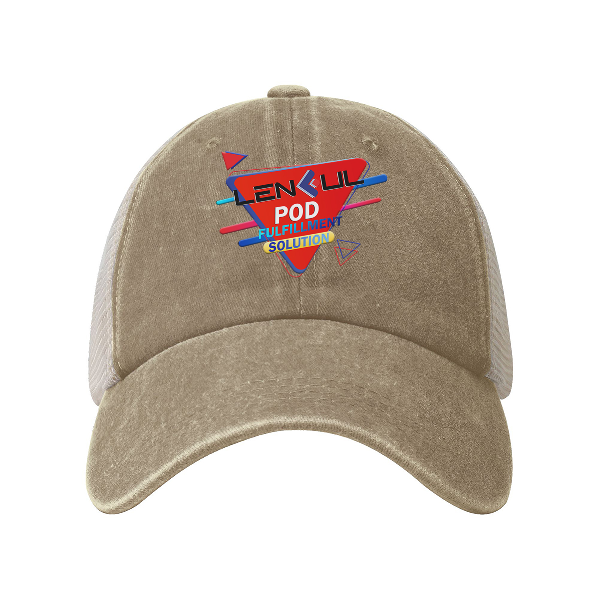 US Washed Denim Mesh Cap 