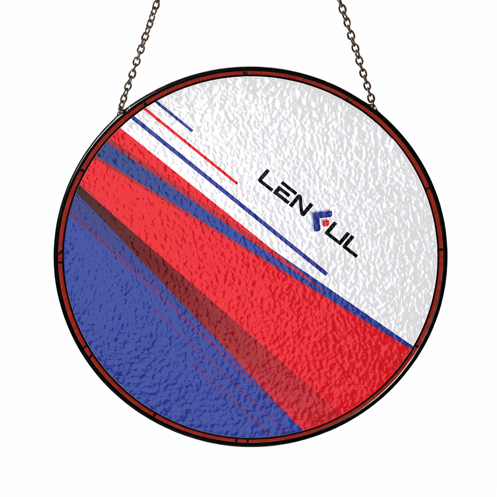 US Stained Glass Sun Catcher with Hanging Hook