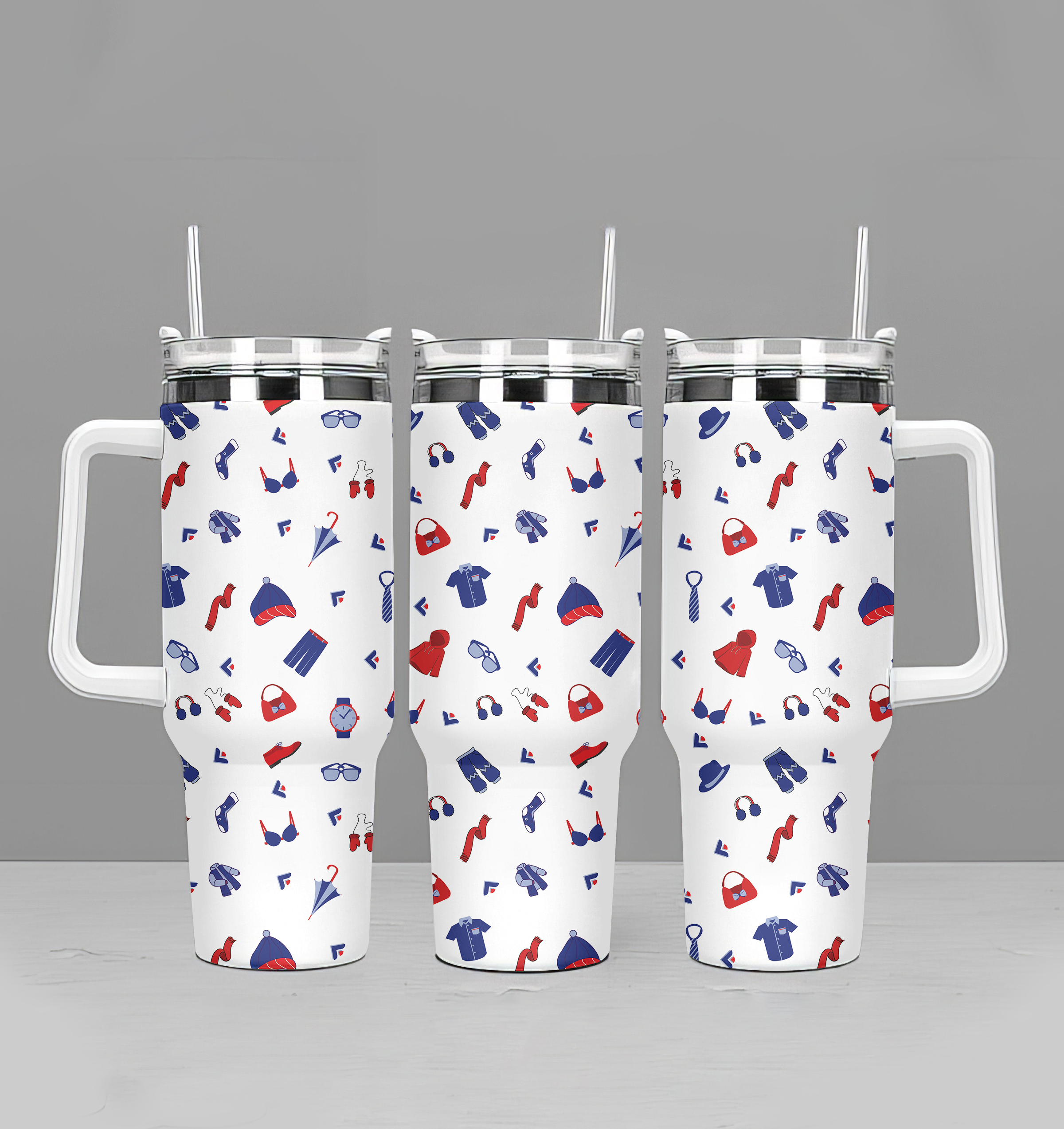 US 40OZ Curved Tumbler (Printed)