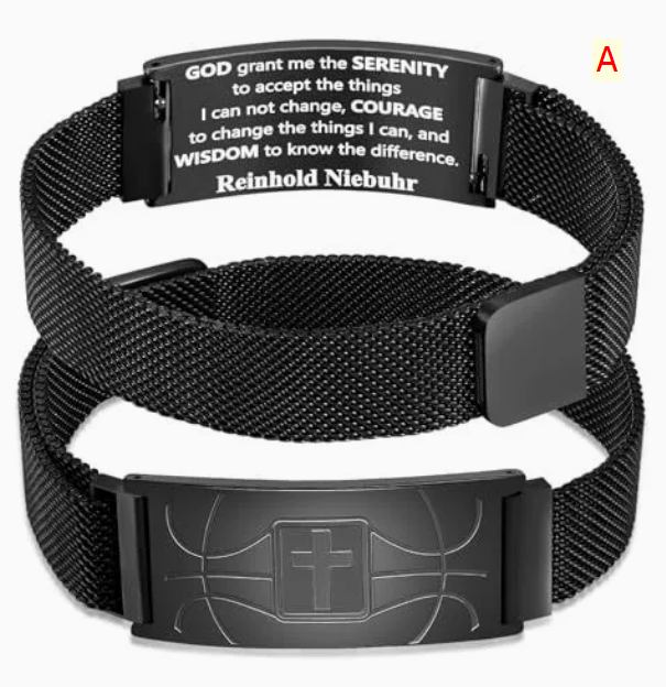 Custom Serenity Prayer Bracelet