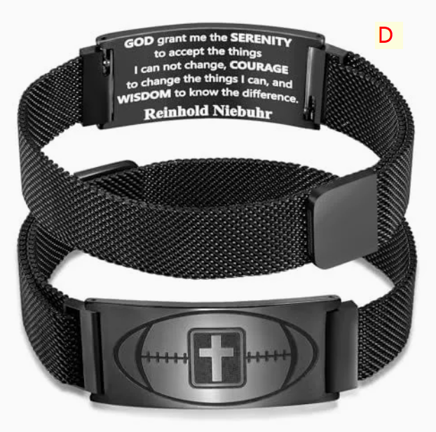 Custom Serenity Prayer Bracelet