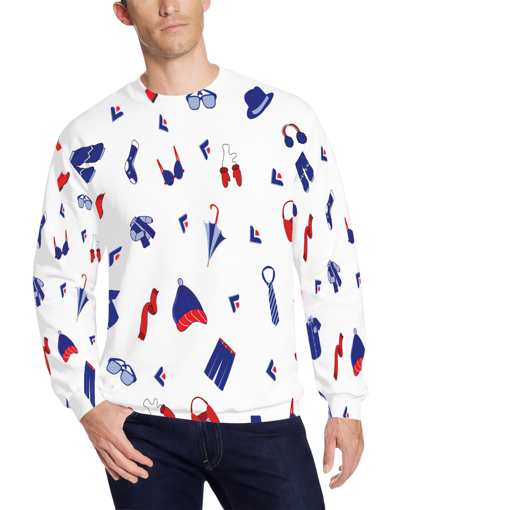 US 3D Fuzzy Sweatshirt 