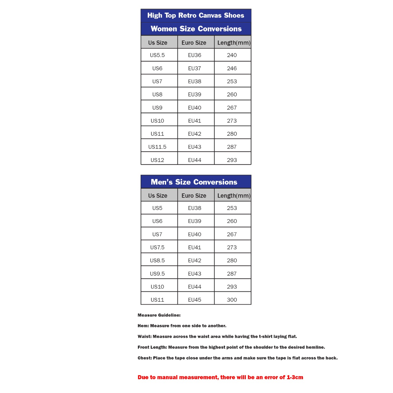 High Top Retro Canvas Shoes (Full Black Soles) 