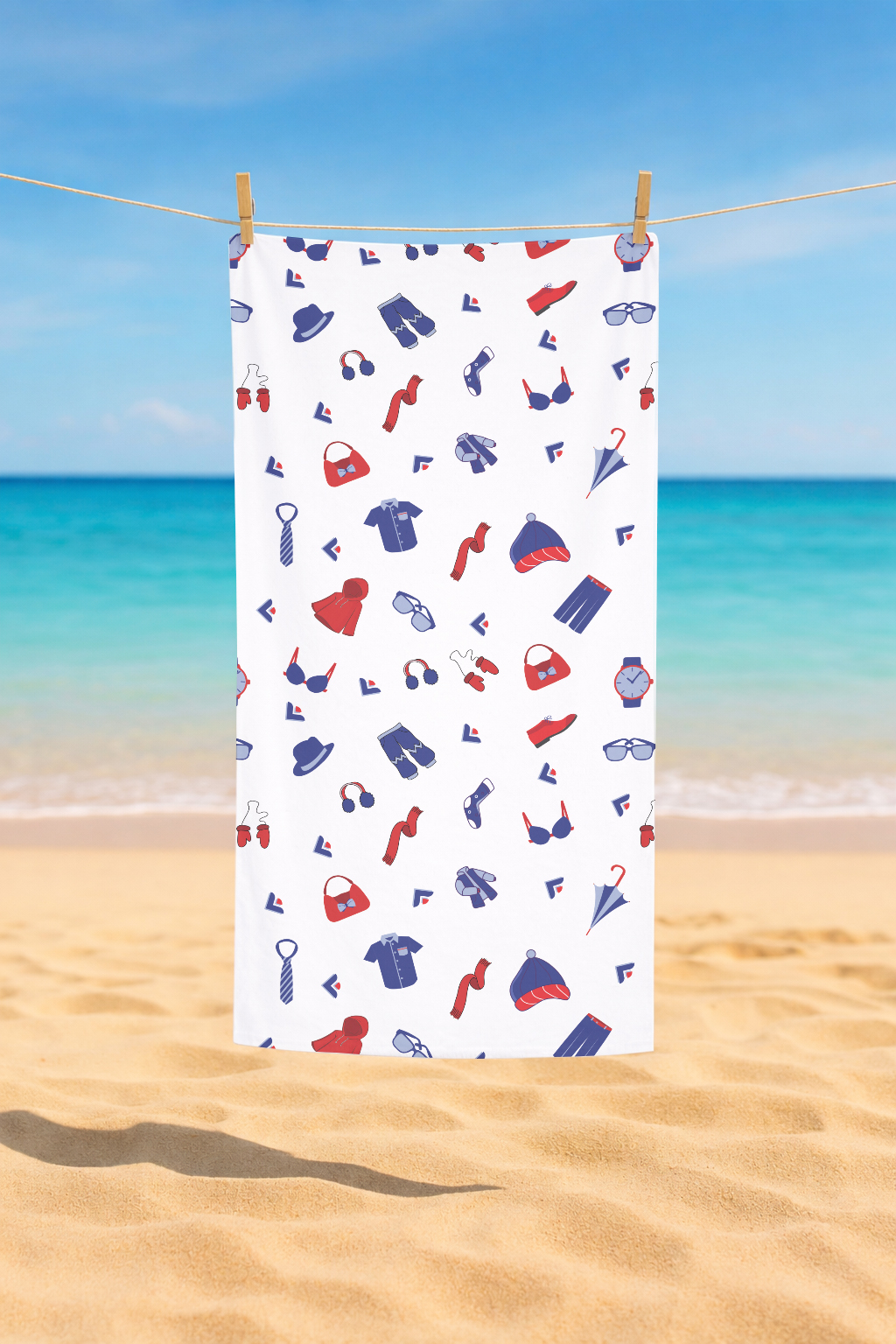 US Beach Towel