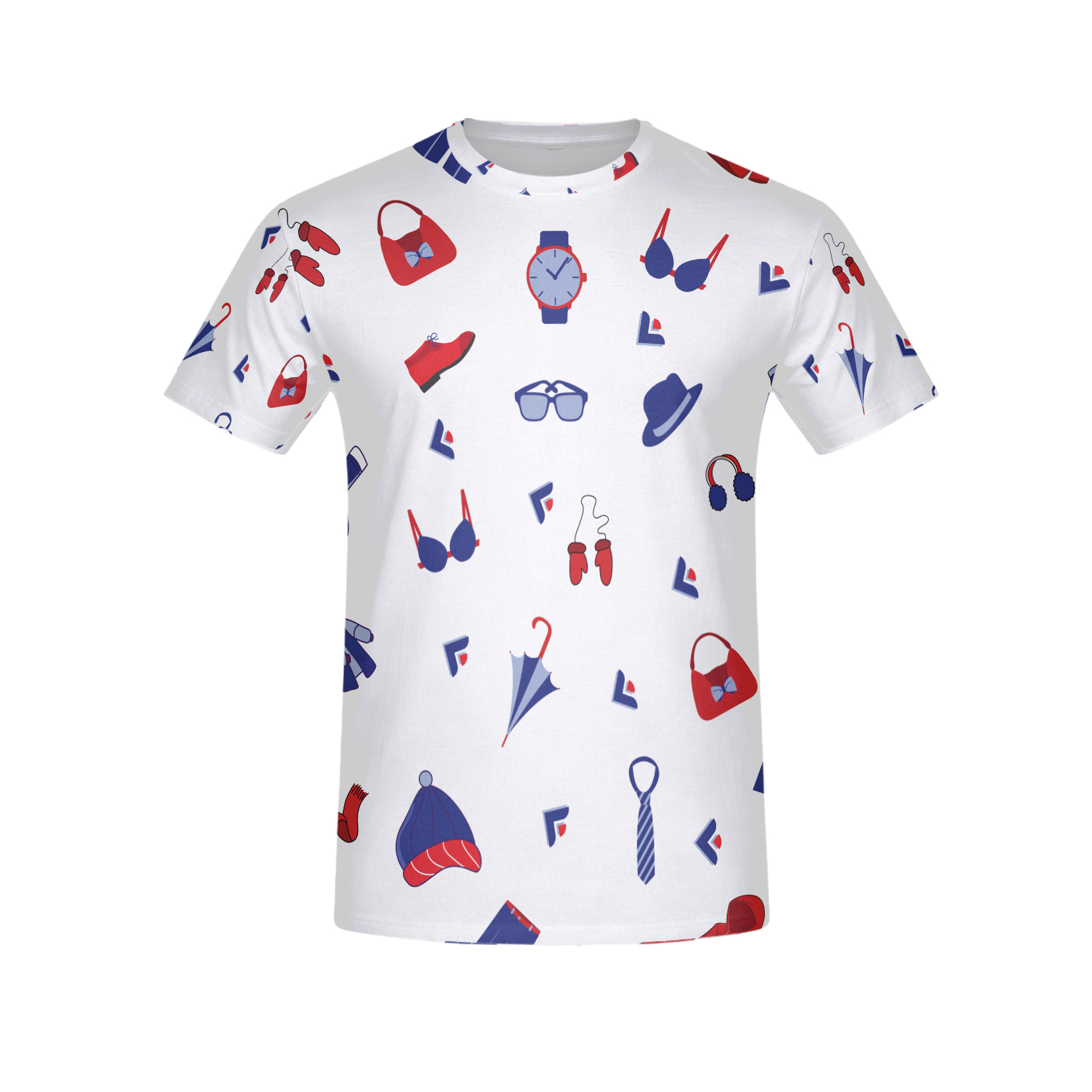 US 3D Crew Neck T-Shirt