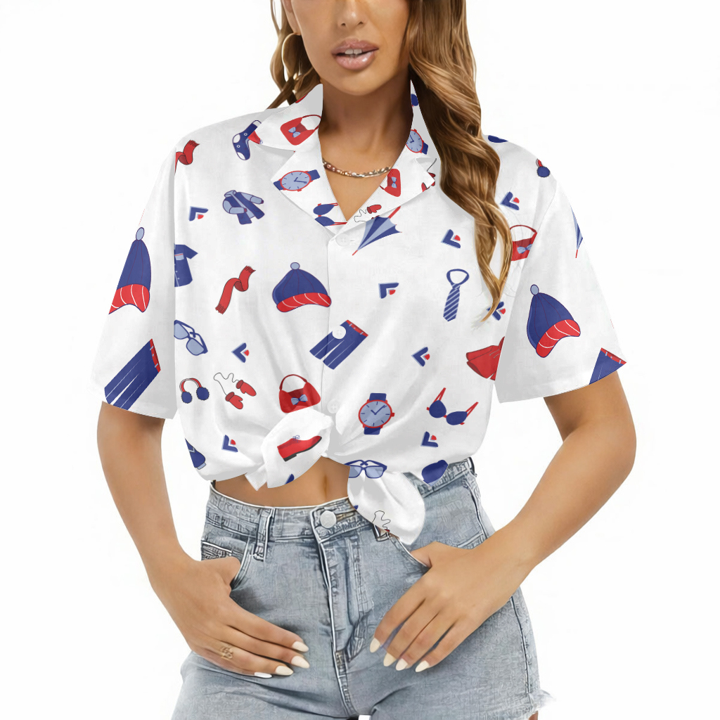 US Women's Hawaiian Shirt