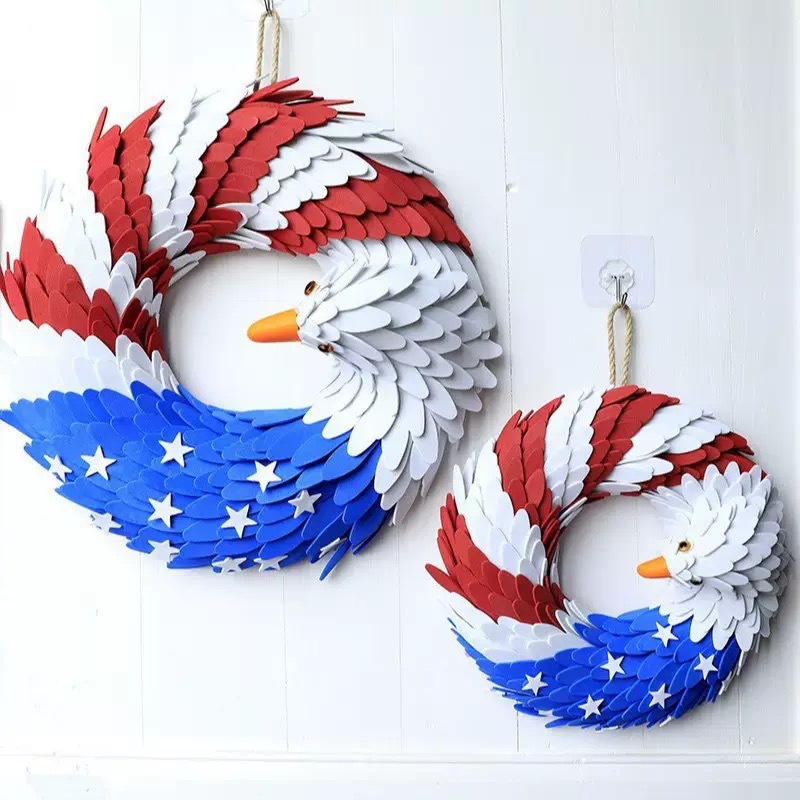USA Independence Day Front Door Hanging Decor