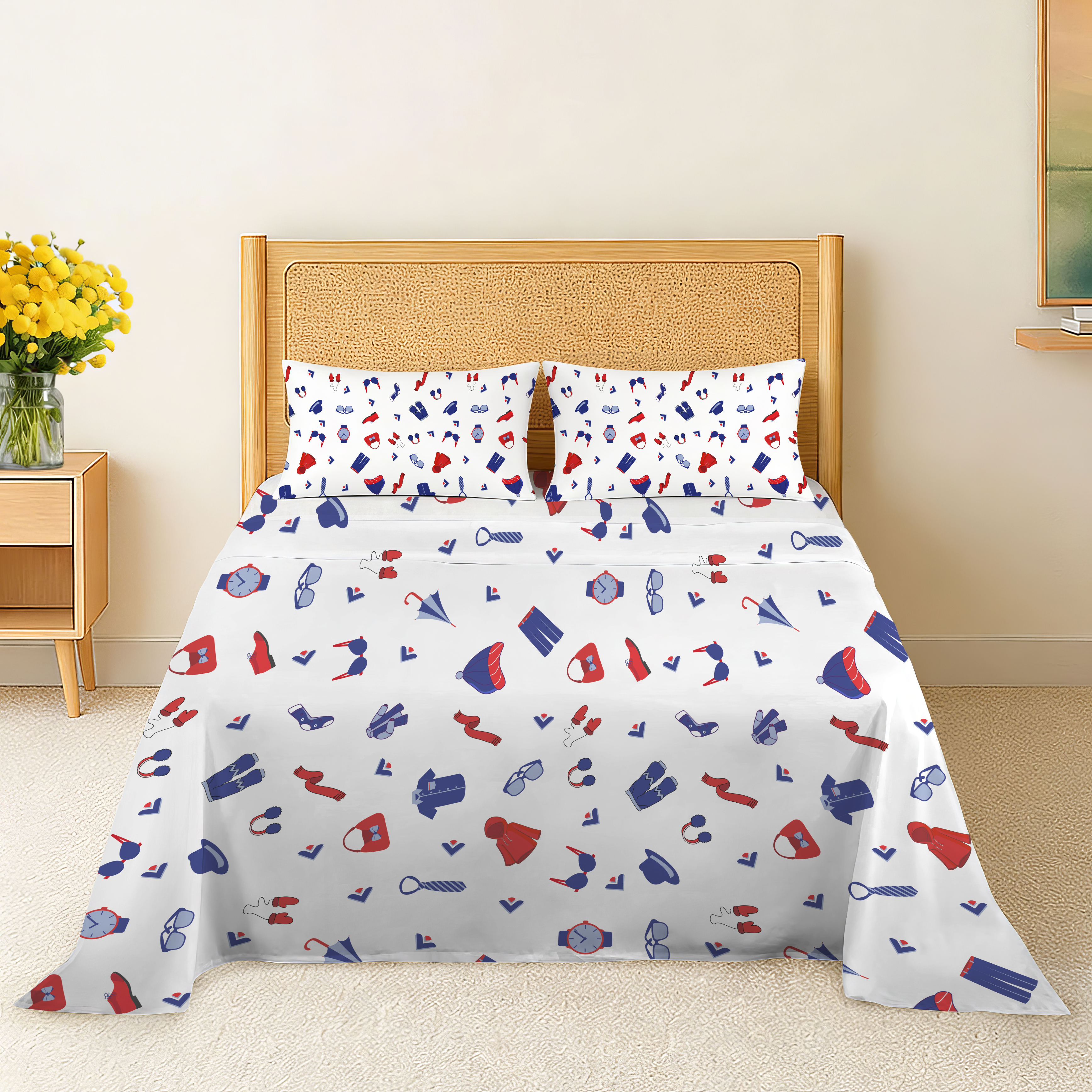 US 3PCS Bedding Set