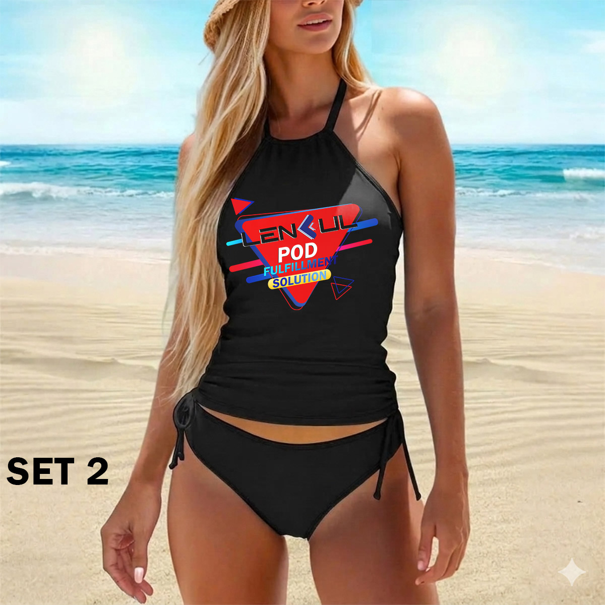 US Women's Swimsuit Set