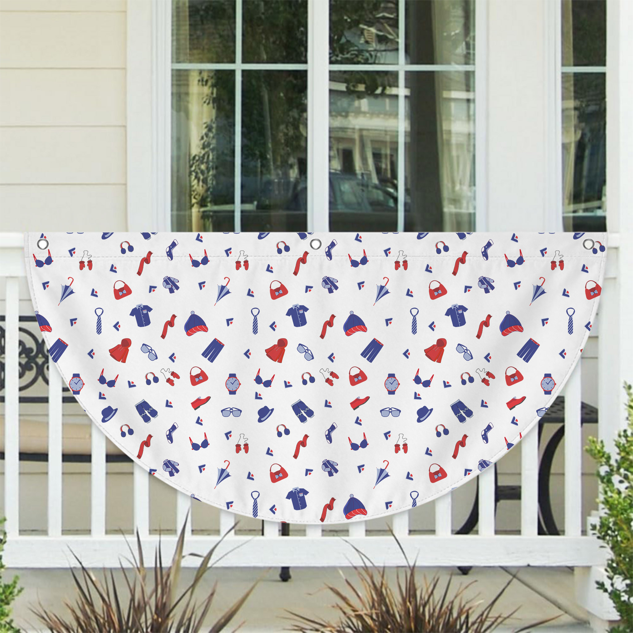 US Semi-Circular Flag