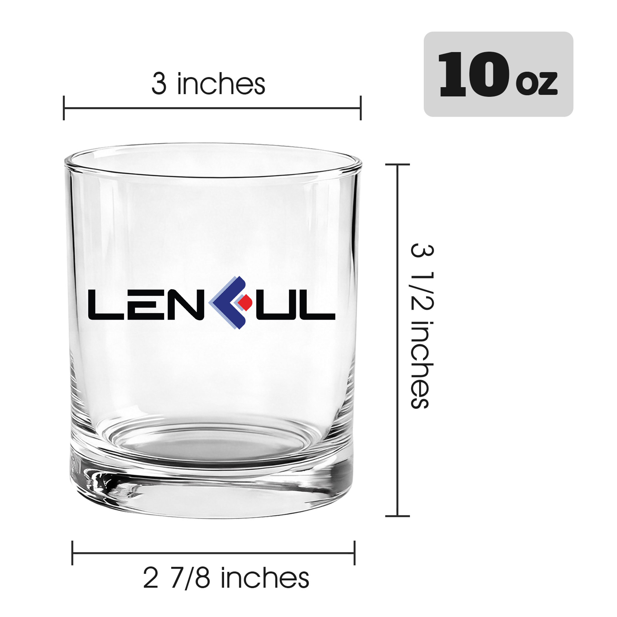 US 10oz Whiskey Glass