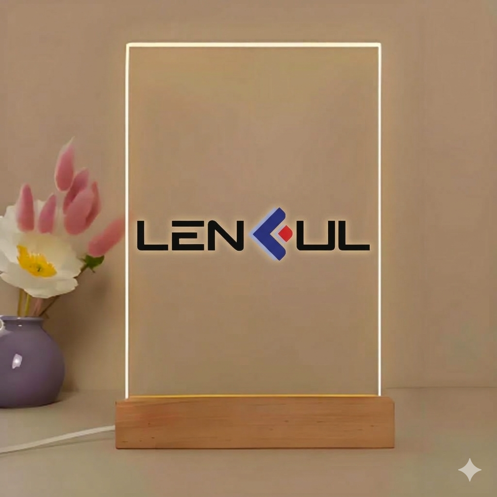 US Acrylic Photo Printed with 3-Color Light