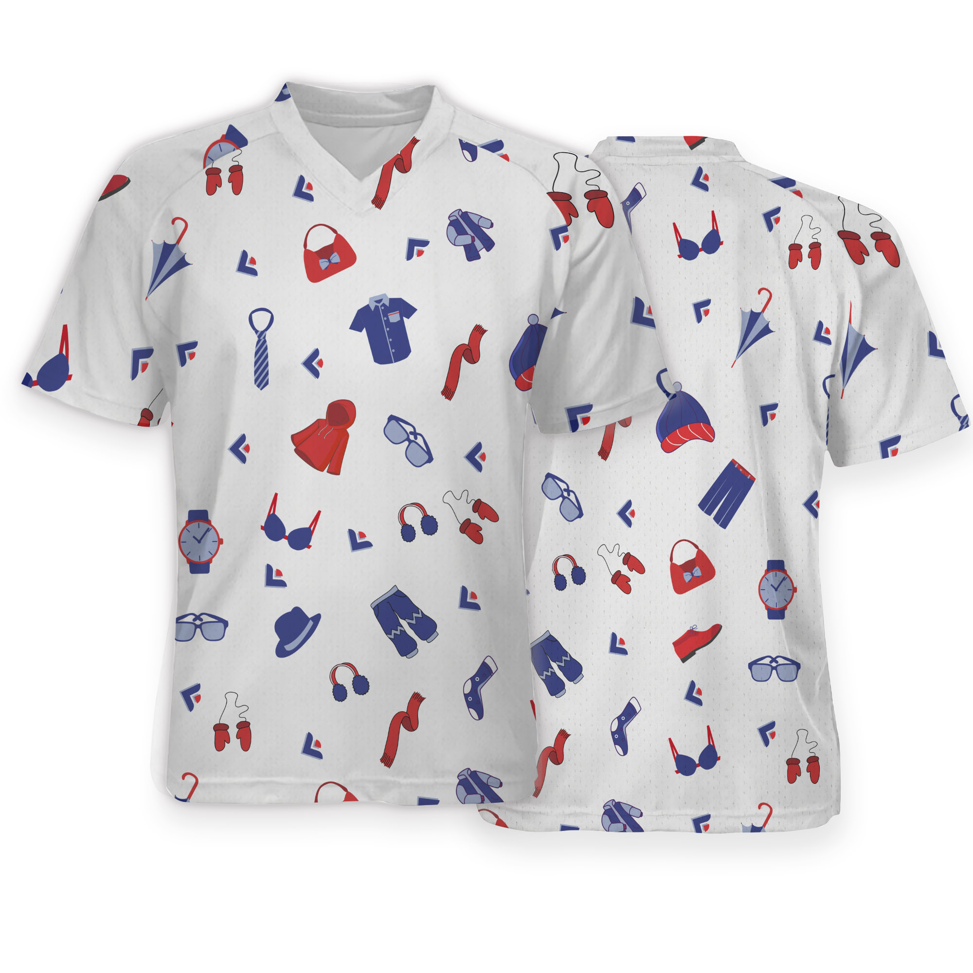 US 3D Men's Football Jersey