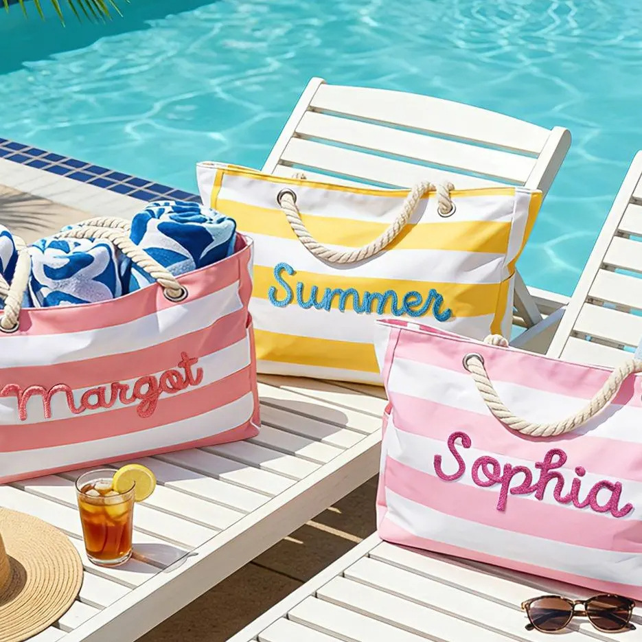 Custom Beach Tote Bag