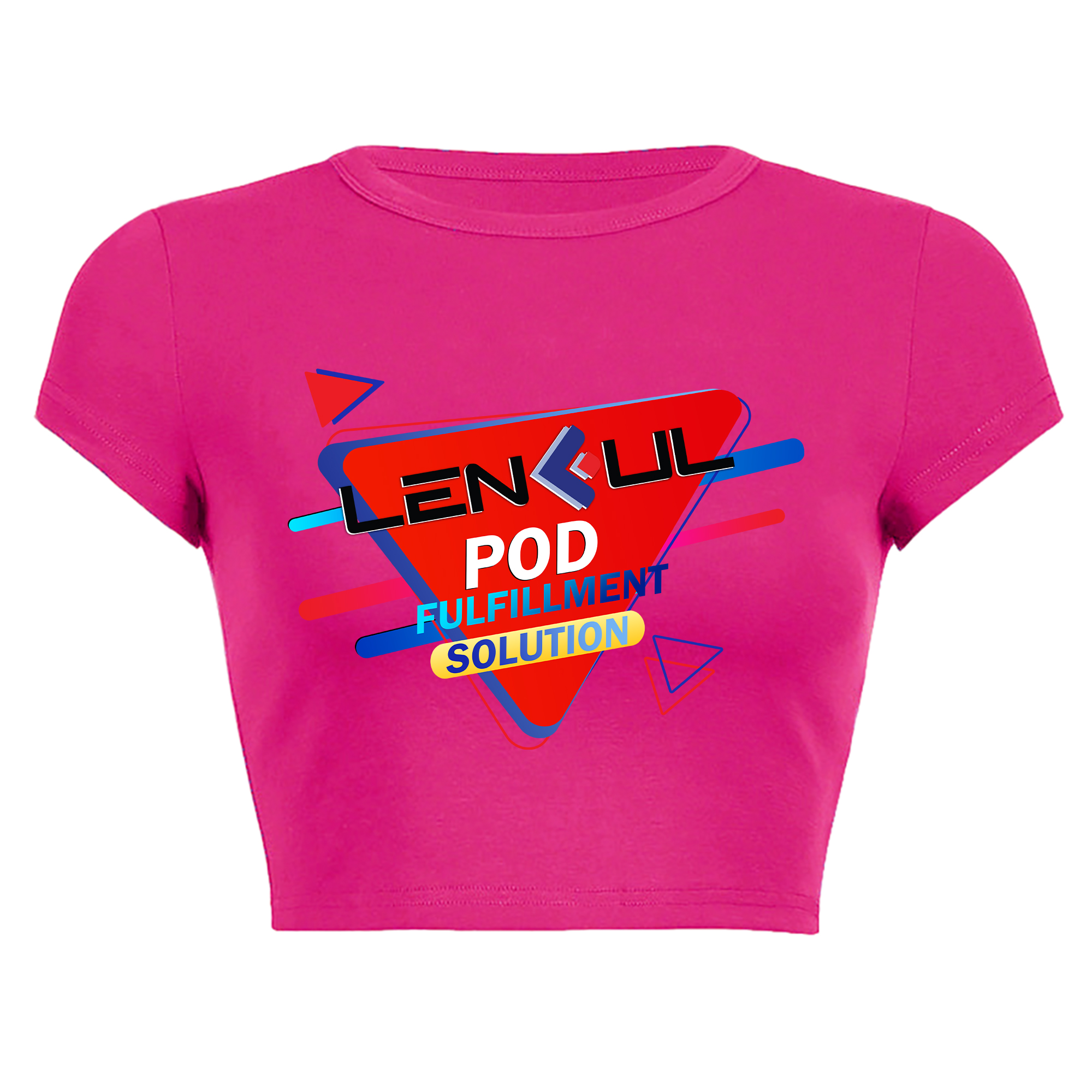 US Women's Crop Top T-Shirt