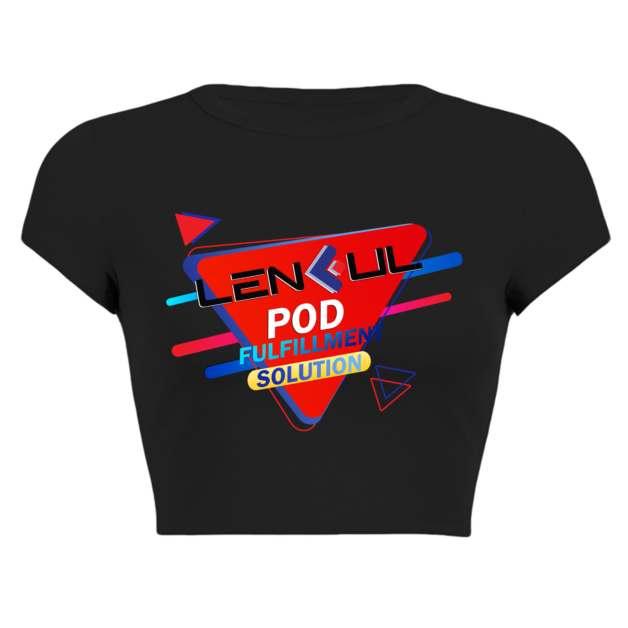 US Women's Crop Top T-Shirt