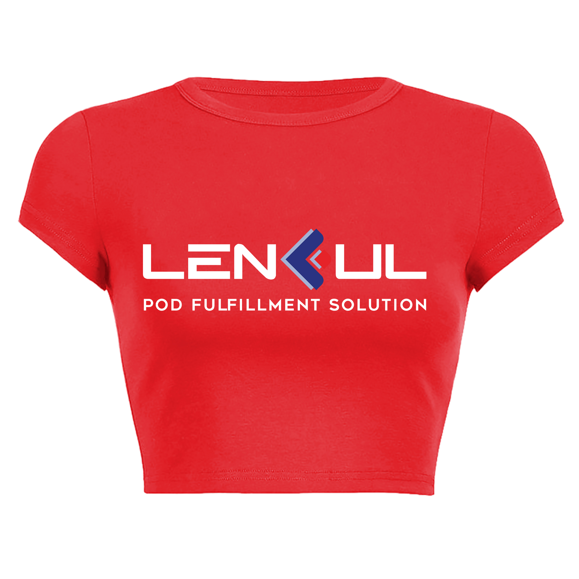 US Women's Crop Top T-Shirt