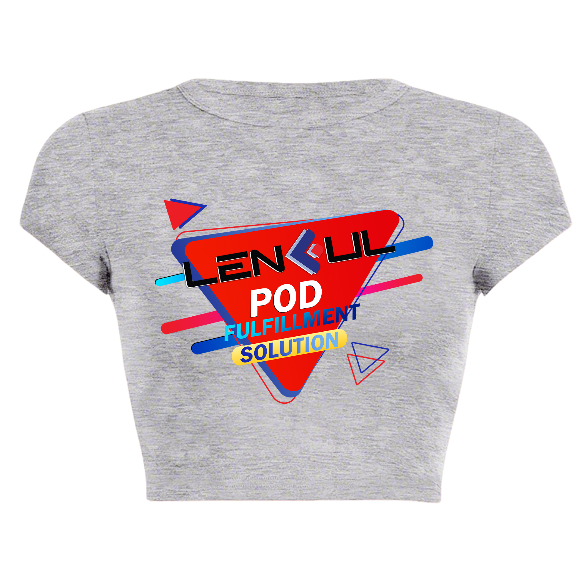 US Women's Crop Top T-Shirt