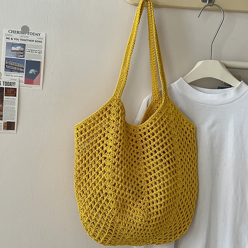 Personalized Crochet Tote Bag 