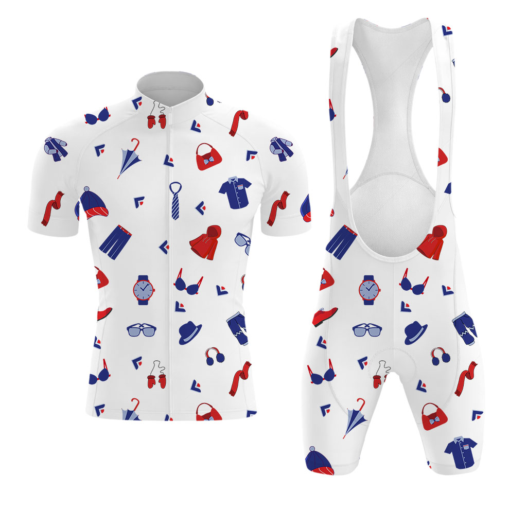 Men’s Cycling Jersey & Bib Shorts Set