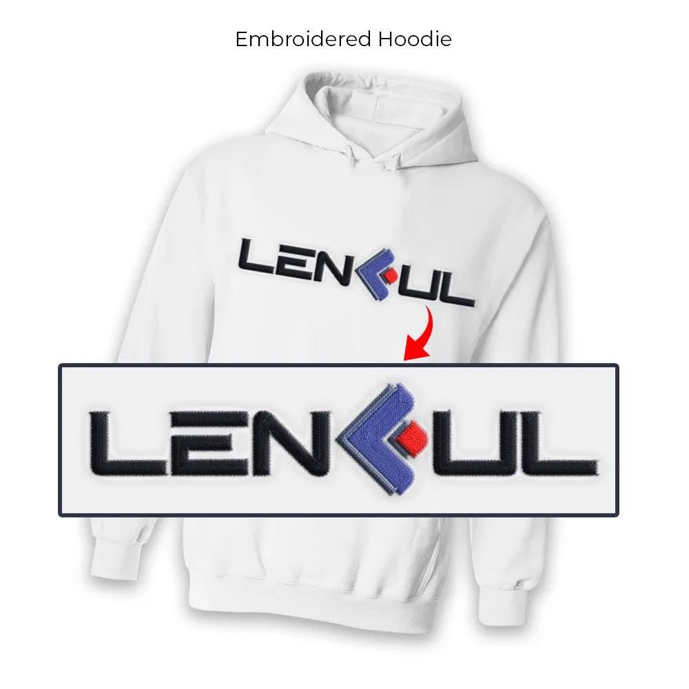 VN Embroidered Applique Hoodie