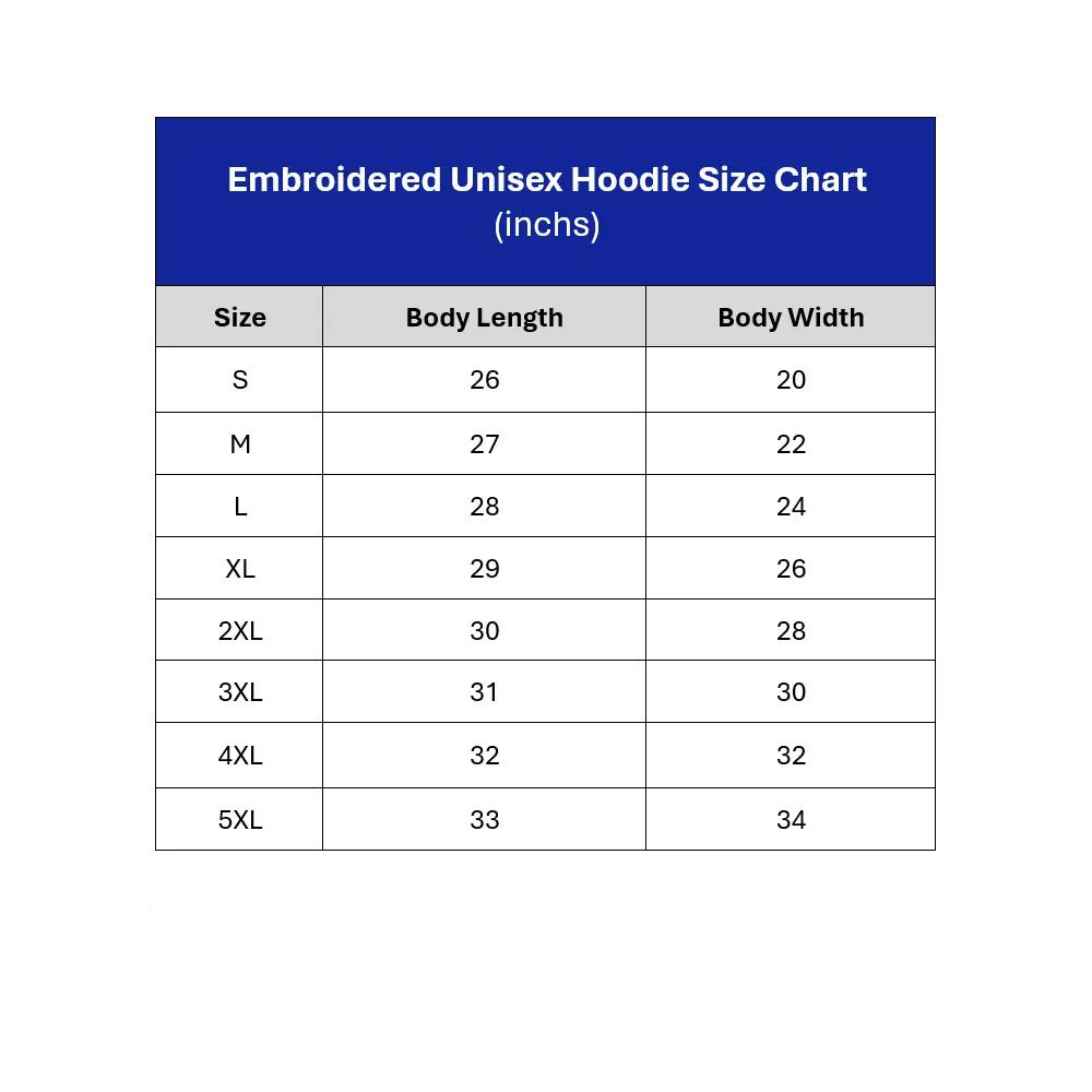 VN Embroidered Applique Hoodie