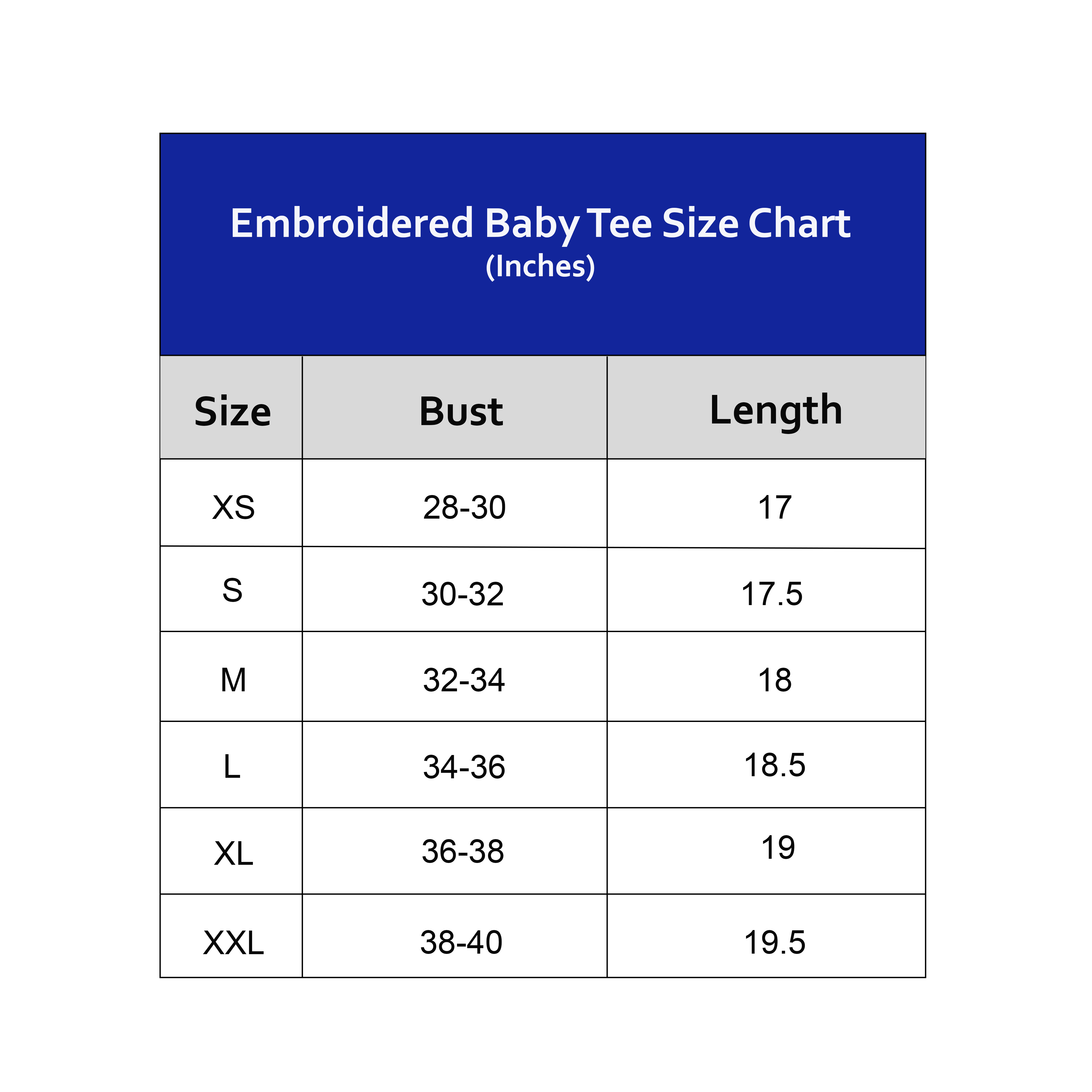 VN Embroidered Baby Tee 