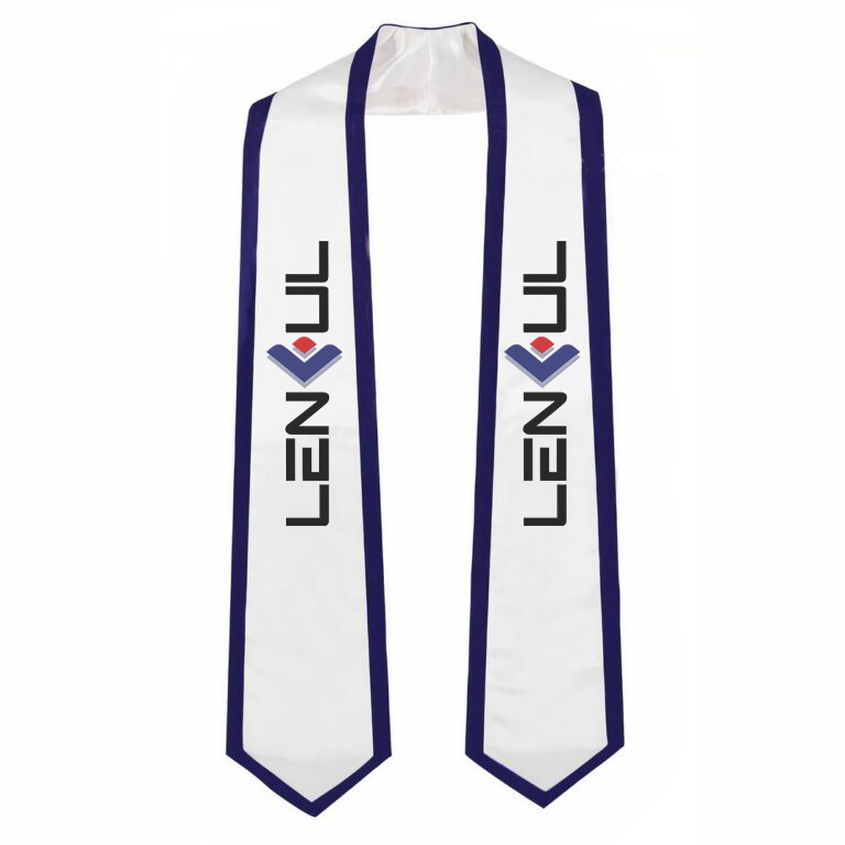 VN Embroidered Graduation Stole