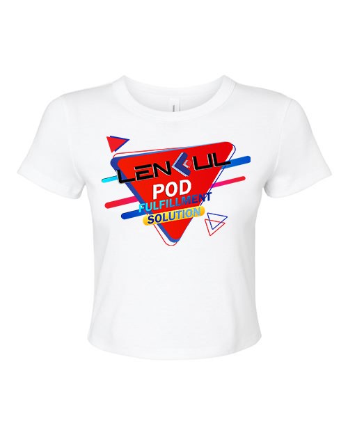 US Women Micro Rib Baby Tee (DTF) 
