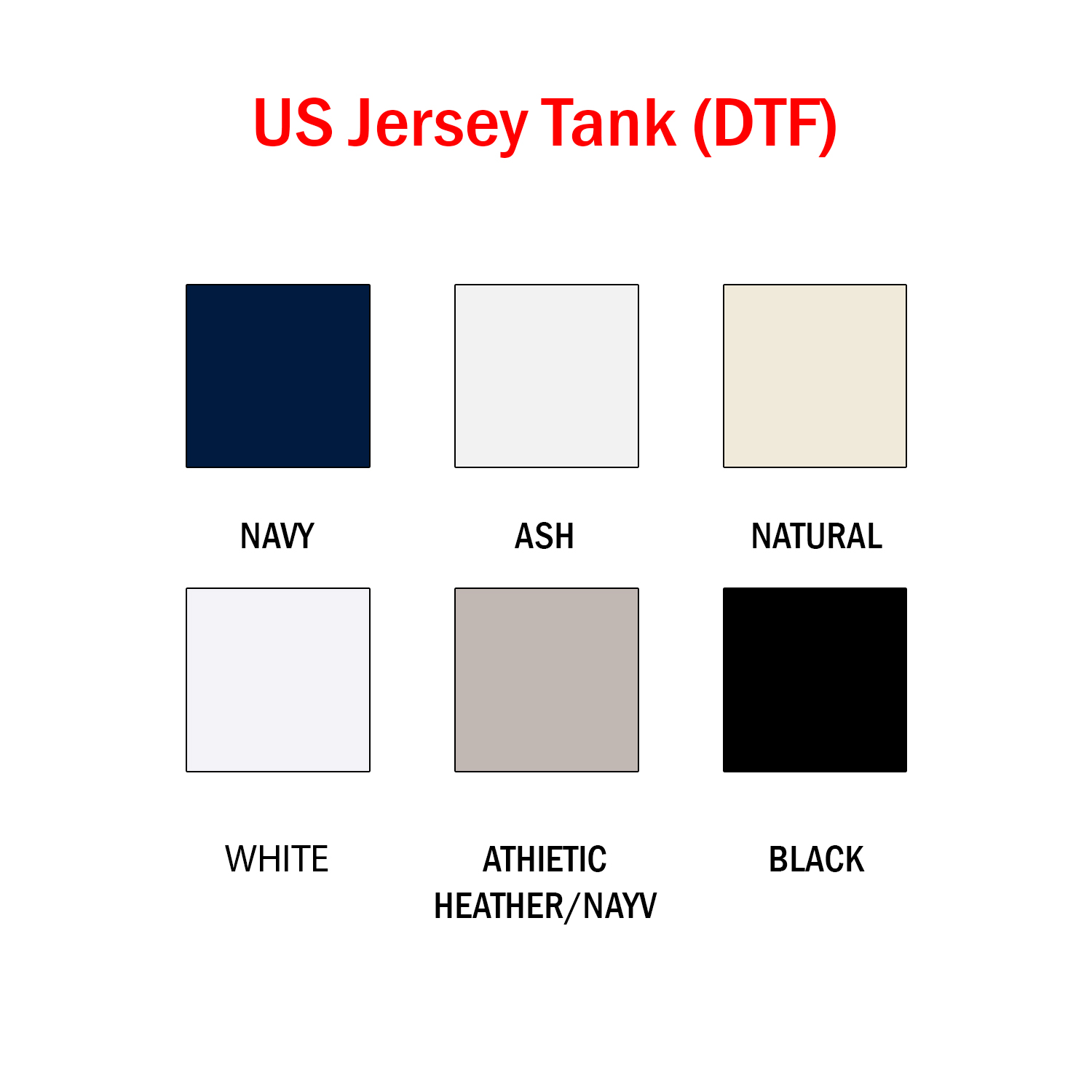 US Jersey Tank (DTF)