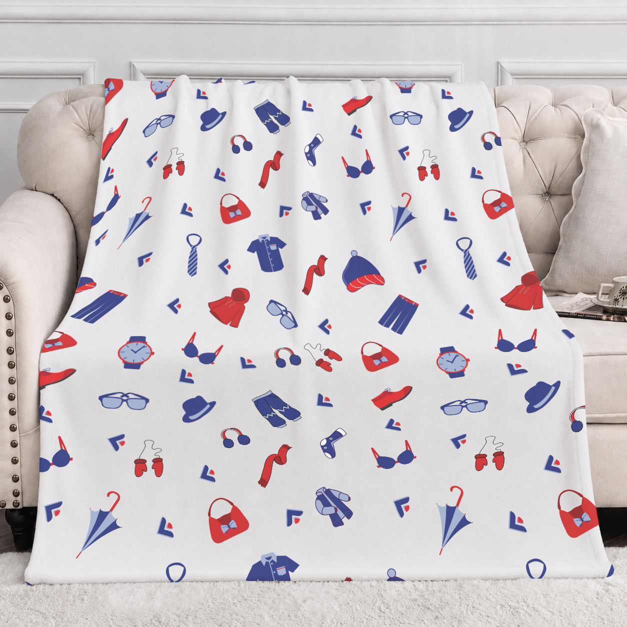 US Fluorescent Flannel Blanket