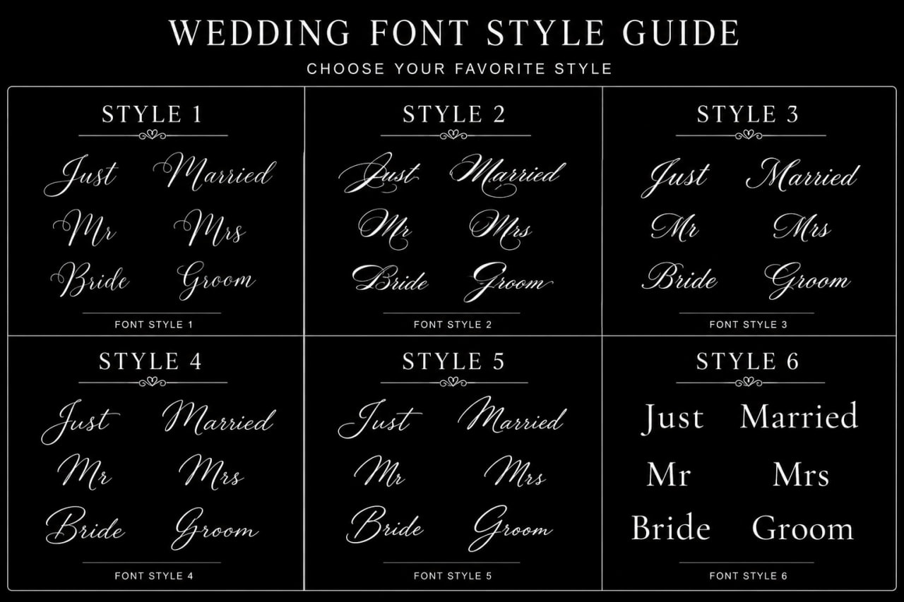 Elegant Bride & Groom Chair Sashes with Lace