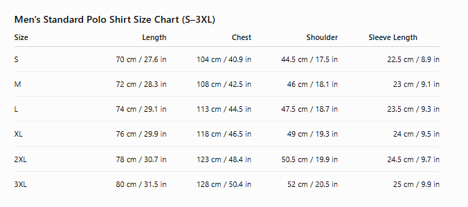 US Men 3D Polo (Regular Size)