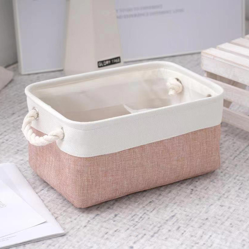 Corduroy Patchwork Storage Basket