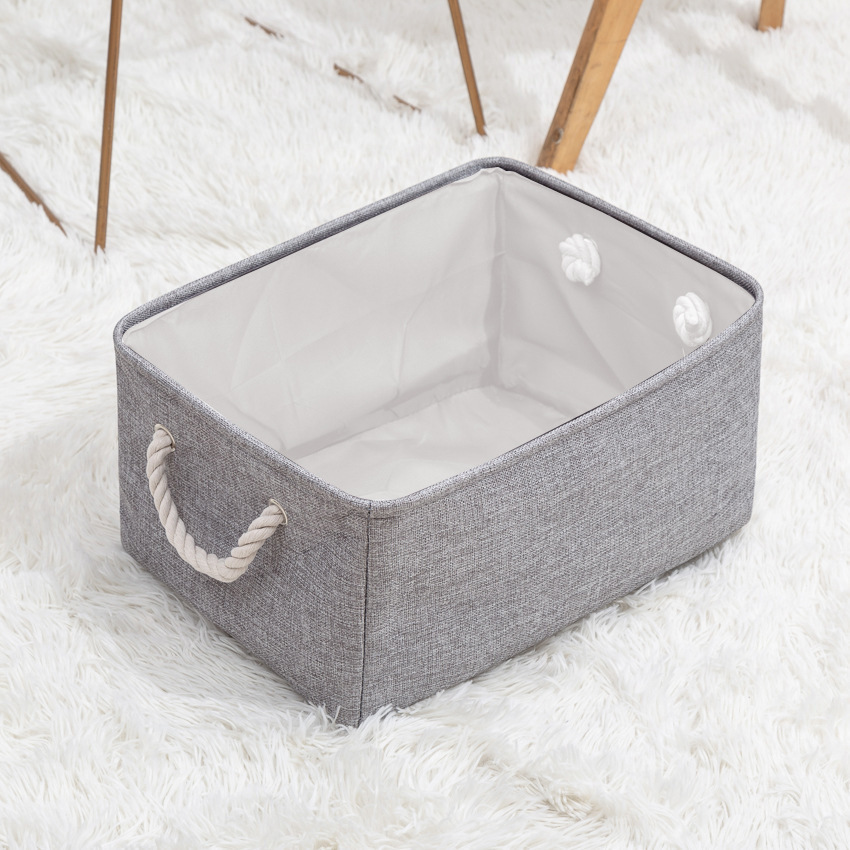 Corduroy Patchwork Storage Basket