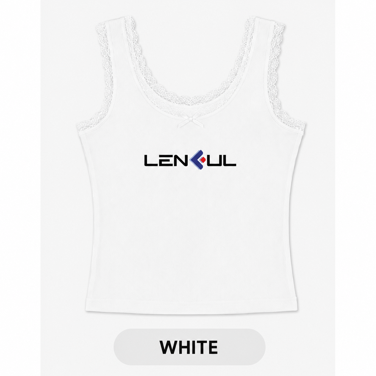 VN Embroidered Lace Tank Top