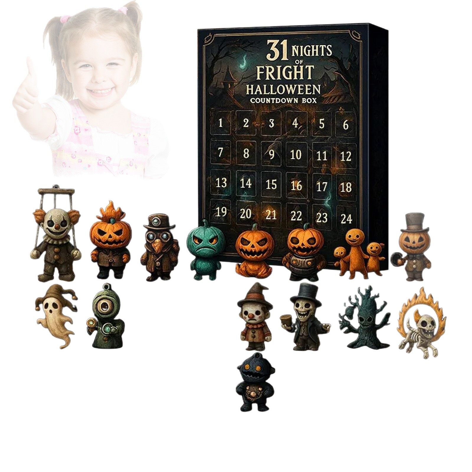 31 Nights of Fright Halloween Countdown Box