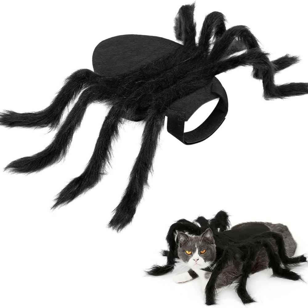 Realistic Black Spider Halloween Decoration