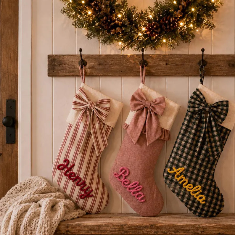 Personalized Embroidered Christmas Stocking