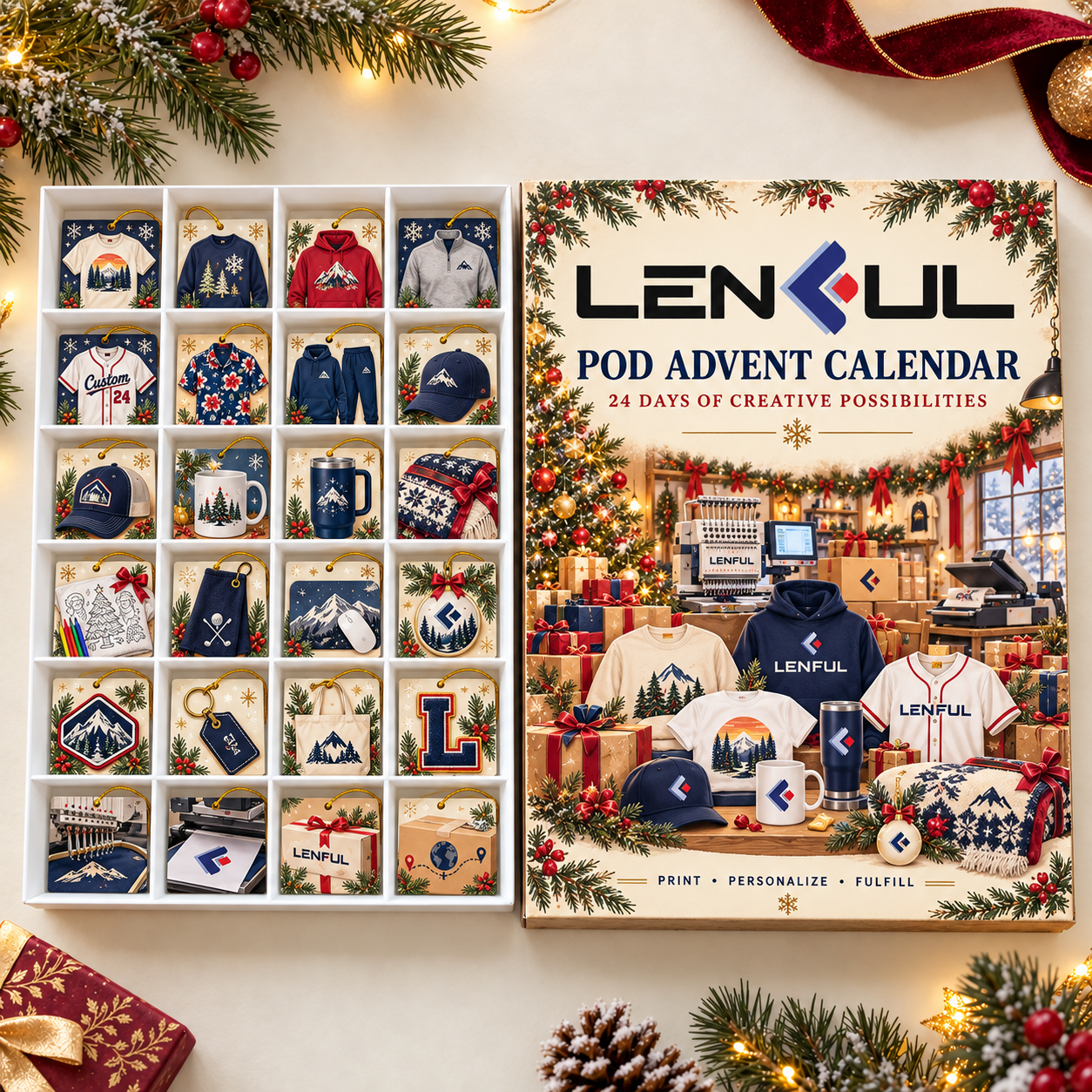Personalized Blind Box Advent Calendar with Charms