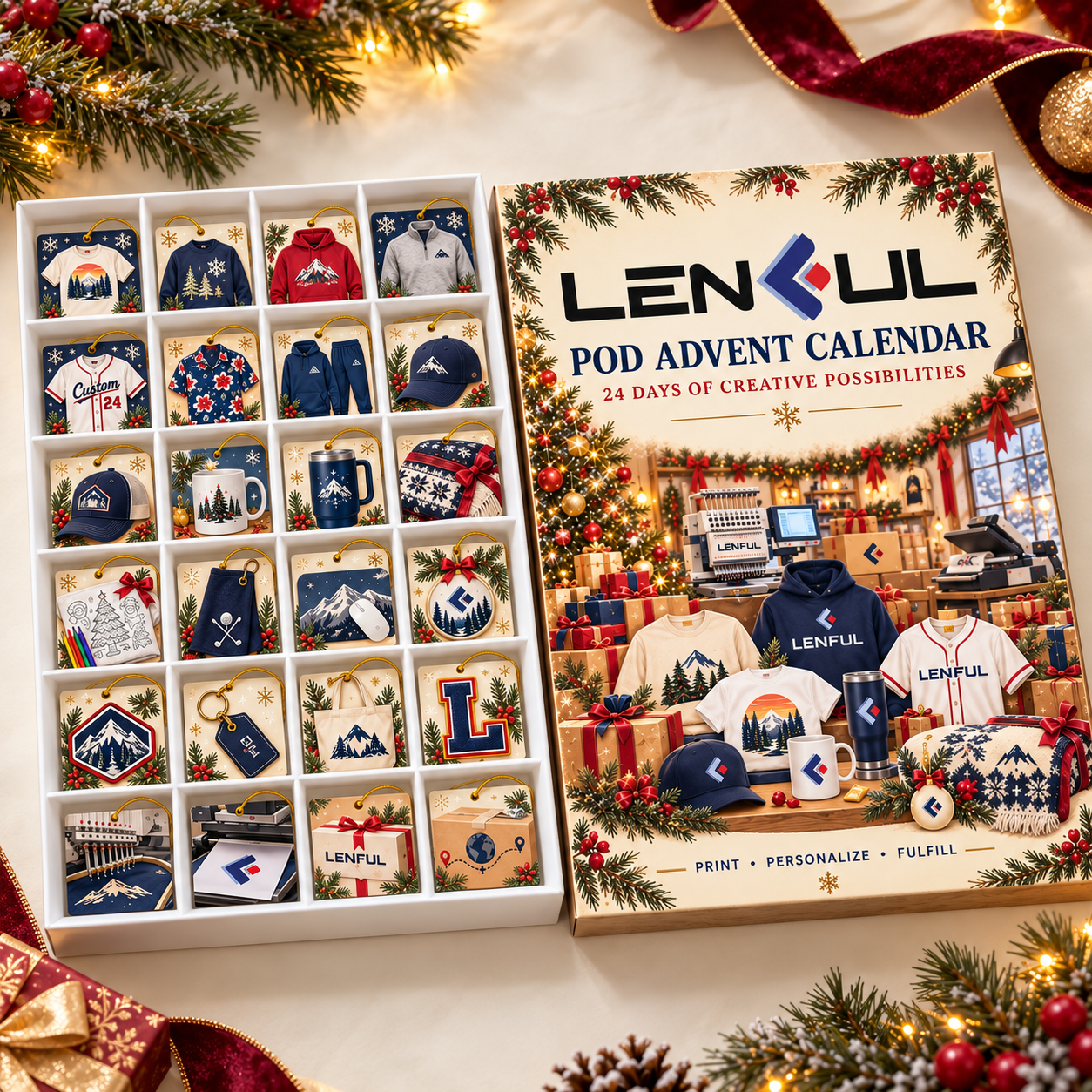 Personalized Blind Box Advent Calendar with Charms