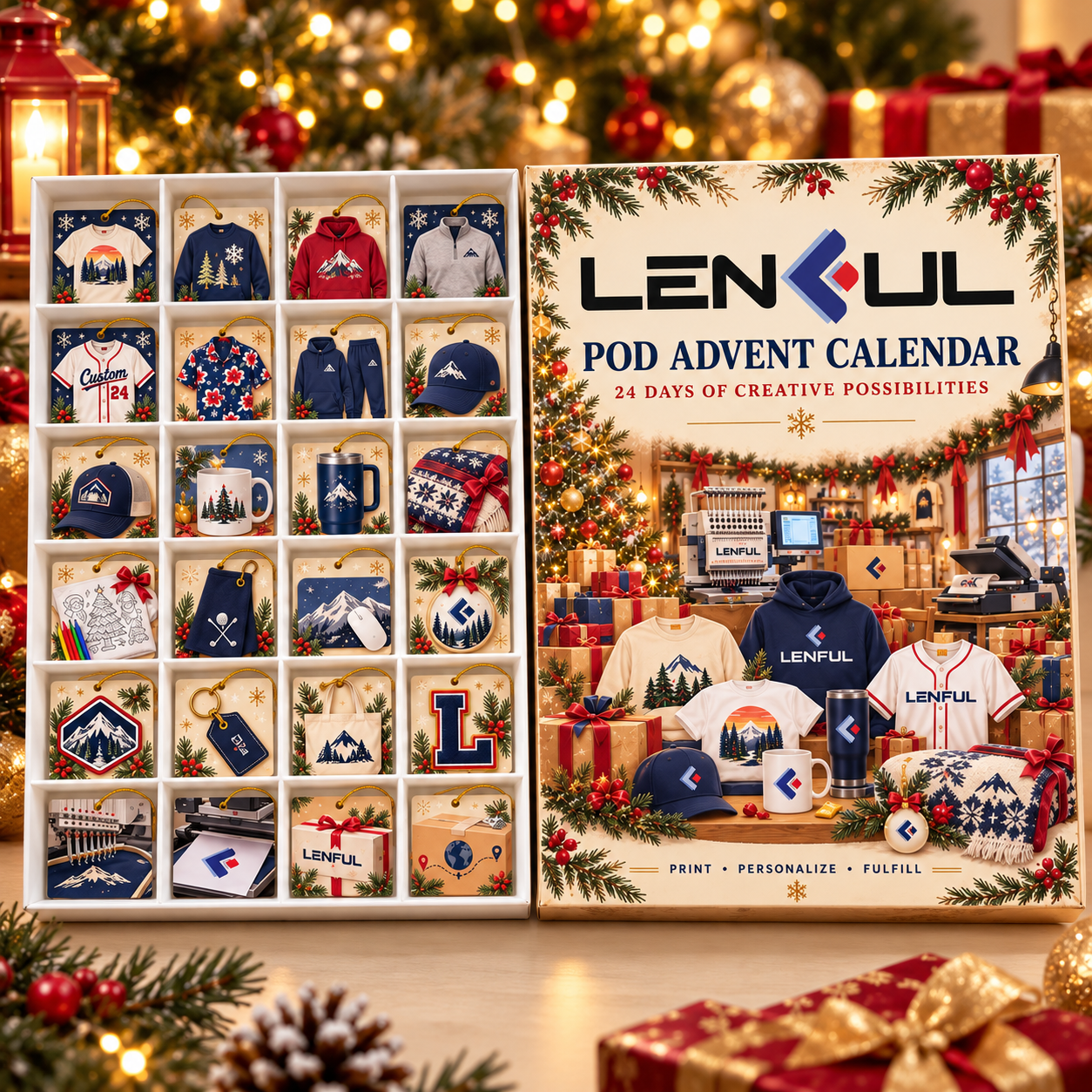 Personalized Blind Box Advent Calendar with Charms