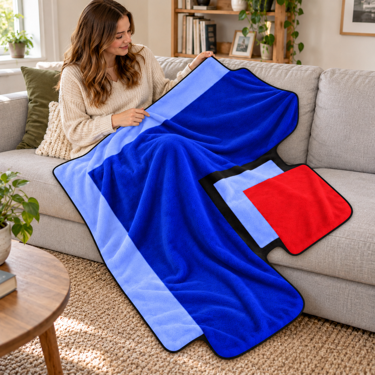 US Custom-Shape Fleece Blanket (280GR)